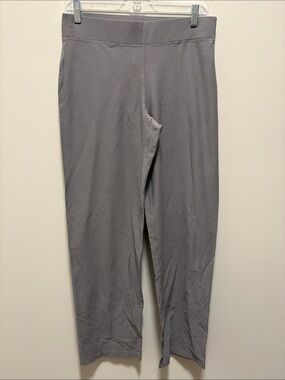 Eileen Fisher Light Gray Knit Pants small